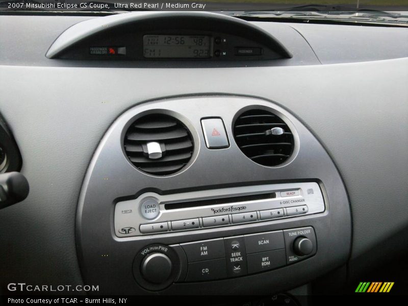 Ultra Red Pearl / Medium Gray 2007 Mitsubishi Eclipse GS Coupe