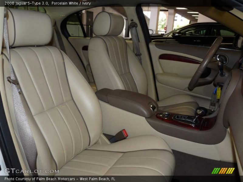  2008 S-Type 3.0 Ivory Interior