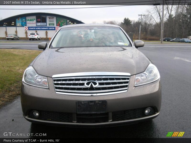 Umbria Gray Metallic / Bourbon 2007 Infiniti M 35x Sedan