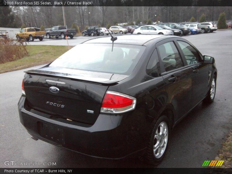 Black / Charcoal Black 2008 Ford Focus SES Sedan