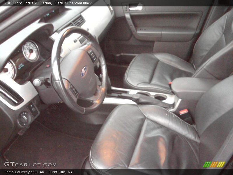 Black / Charcoal Black 2008 Ford Focus SES Sedan