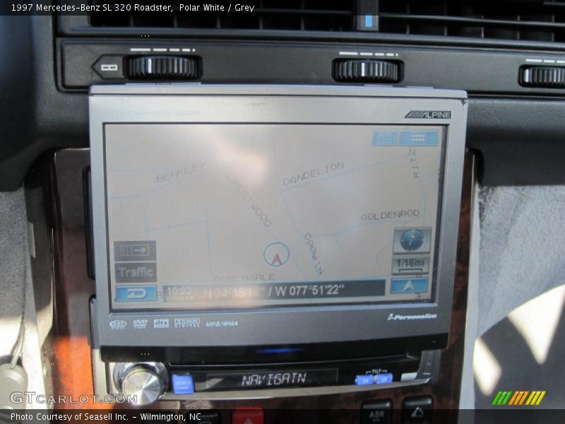 Polar White / Grey 1997 Mercedes-Benz SL 320 Roadster