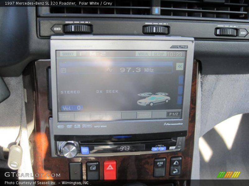 Polar White / Grey 1997 Mercedes-Benz SL 320 Roadster