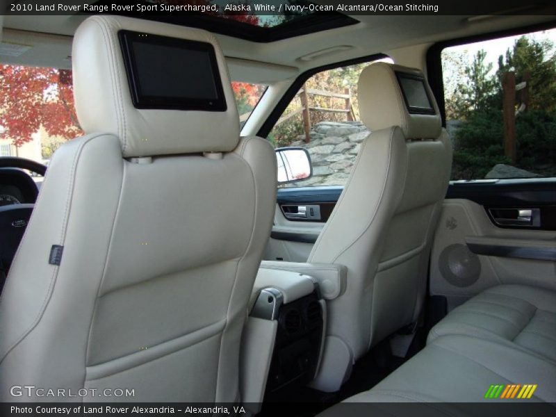  2010 Range Rover Sport Supercharged Ivory-Ocean Alcantara/Ocean Stitching Interior