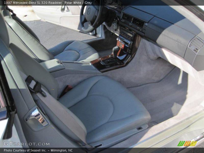 Polar White / Grey 1997 Mercedes-Benz SL 320 Roadster