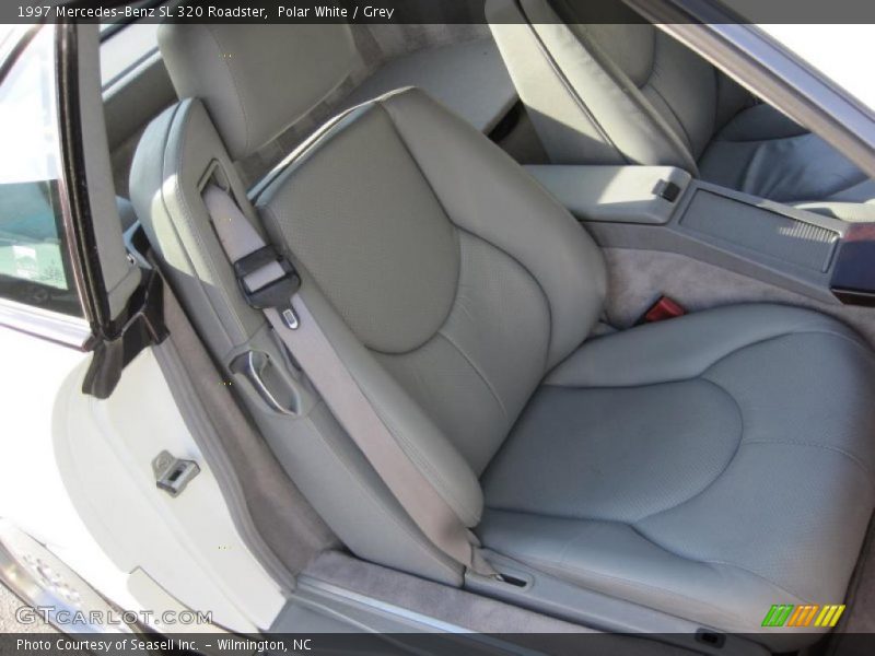 Polar White / Grey 1997 Mercedes-Benz SL 320 Roadster