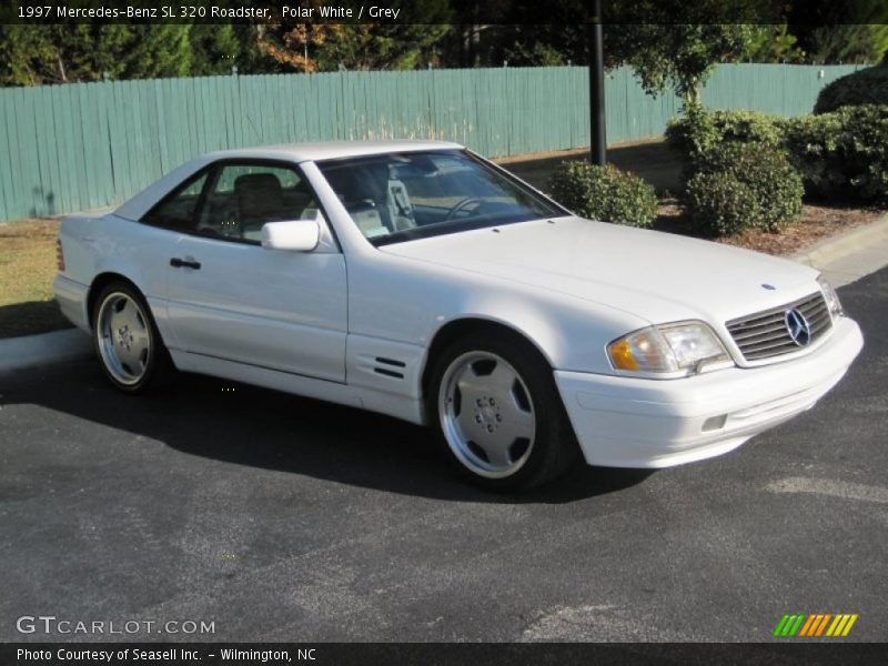Polar White / Grey 1997 Mercedes-Benz SL 320 Roadster