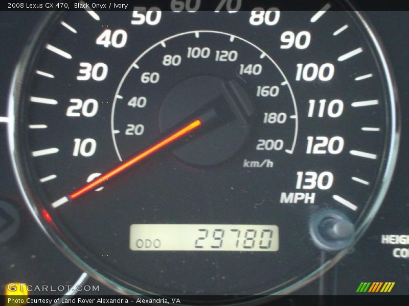 Black Onyx / Ivory 2008 Lexus GX 470