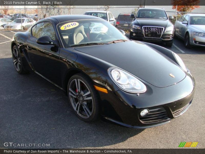 Black / Black 2010 Porsche Cayman S