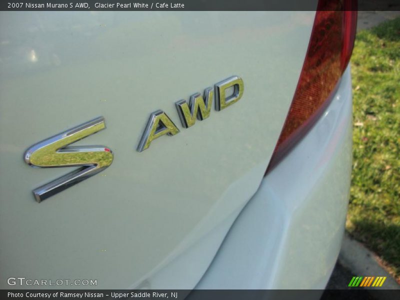 Glacier Pearl White / Cafe Latte 2007 Nissan Murano S AWD