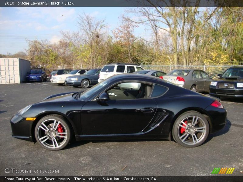Black / Black 2010 Porsche Cayman S