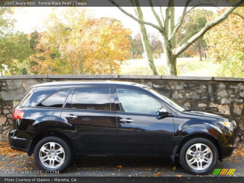 Formal Black Pearl / Taupe 2007 Acura MDX