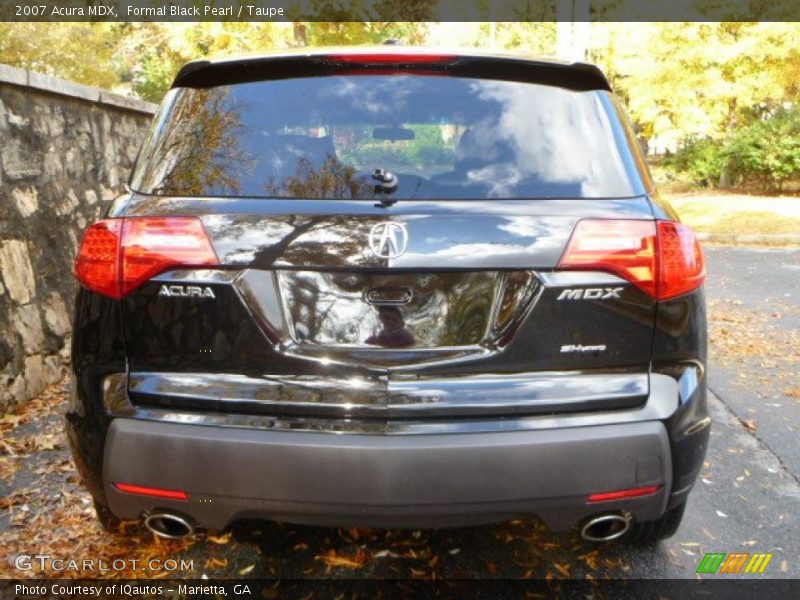 Formal Black Pearl / Taupe 2007 Acura MDX