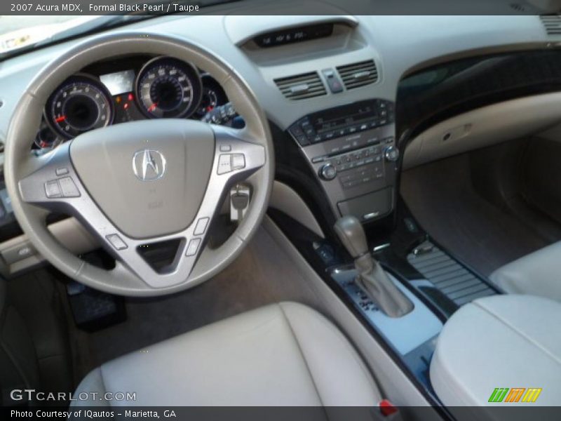 Formal Black Pearl / Taupe 2007 Acura MDX