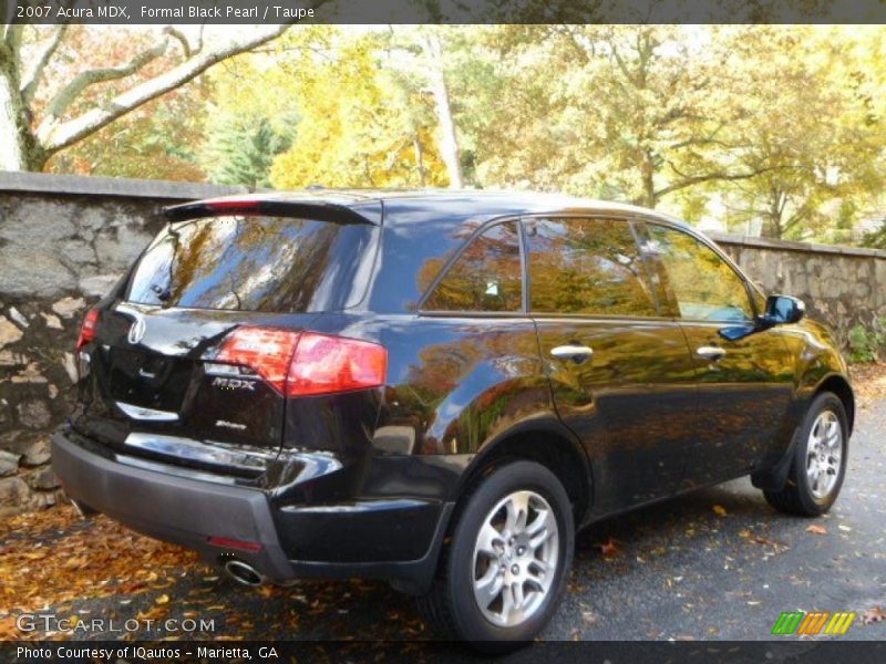 Formal Black Pearl / Taupe 2007 Acura MDX