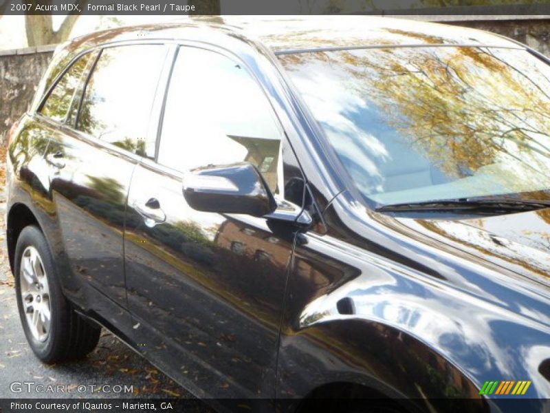 Formal Black Pearl / Taupe 2007 Acura MDX