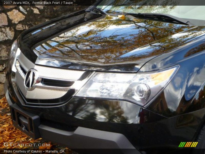 Formal Black Pearl / Taupe 2007 Acura MDX