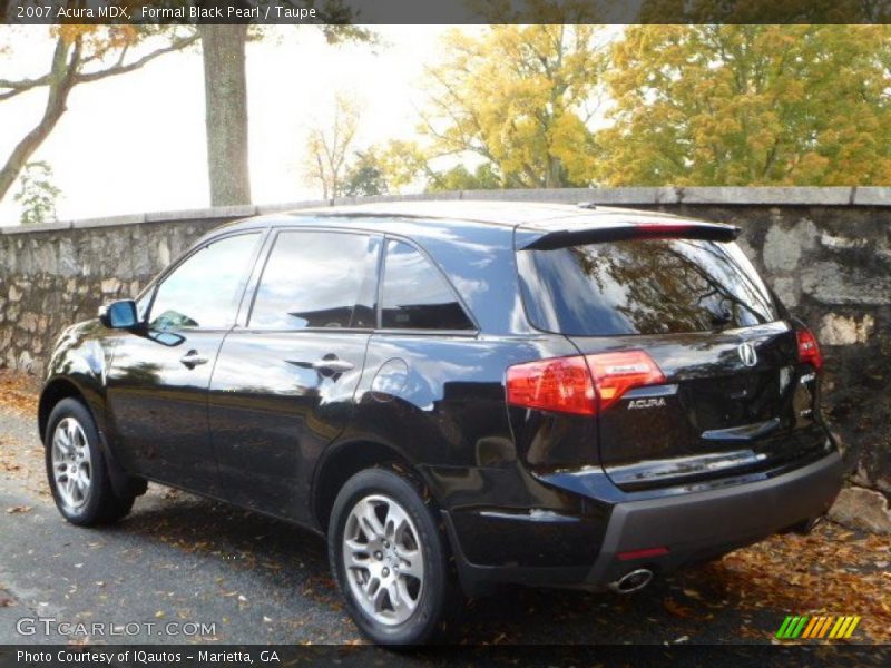Formal Black Pearl / Taupe 2007 Acura MDX