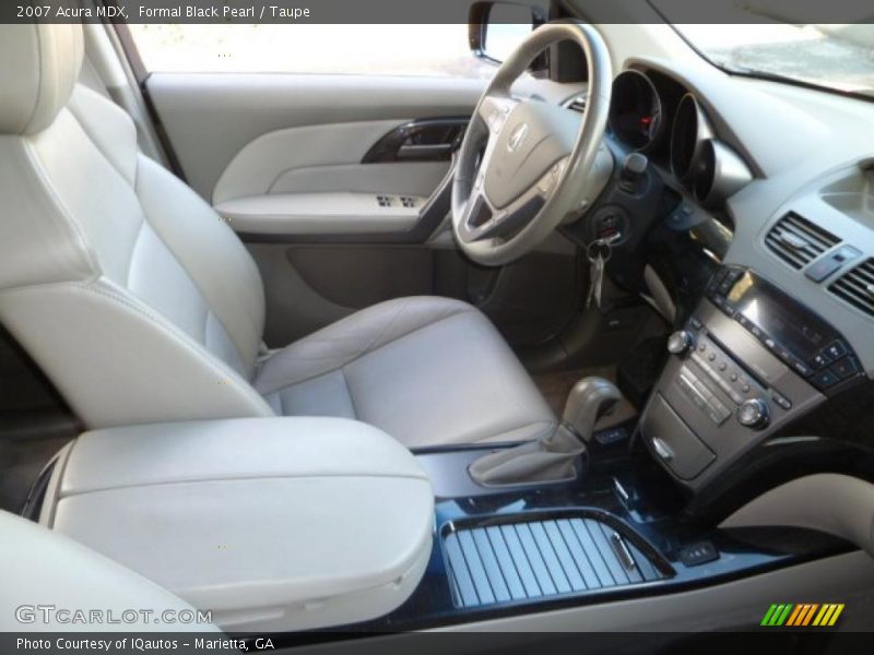 Formal Black Pearl / Taupe 2007 Acura MDX