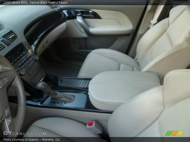 Formal Black Pearl / Taupe 2007 Acura MDX