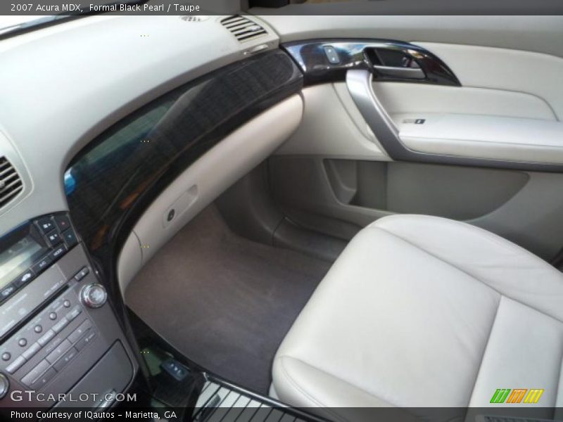 Formal Black Pearl / Taupe 2007 Acura MDX
