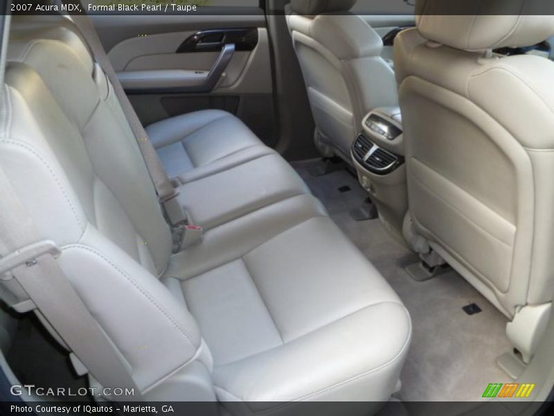 Formal Black Pearl / Taupe 2007 Acura MDX