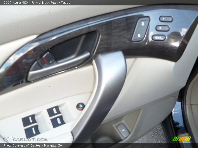 Formal Black Pearl / Taupe 2007 Acura MDX