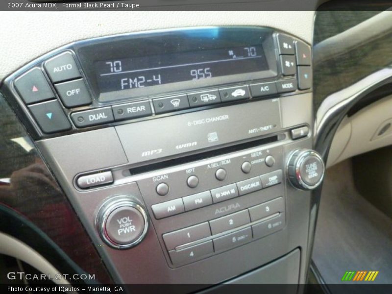 Formal Black Pearl / Taupe 2007 Acura MDX