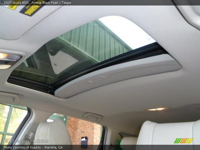 Formal Black Pearl / Taupe 2007 Acura MDX