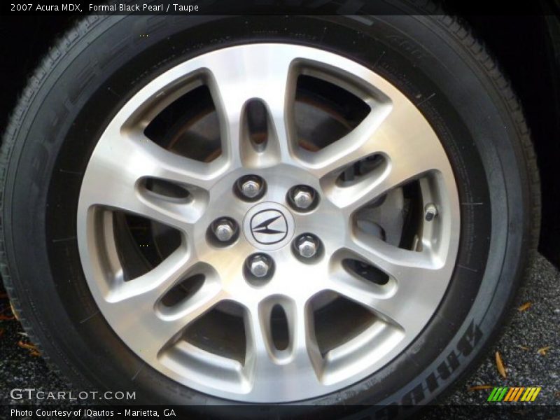 Formal Black Pearl / Taupe 2007 Acura MDX