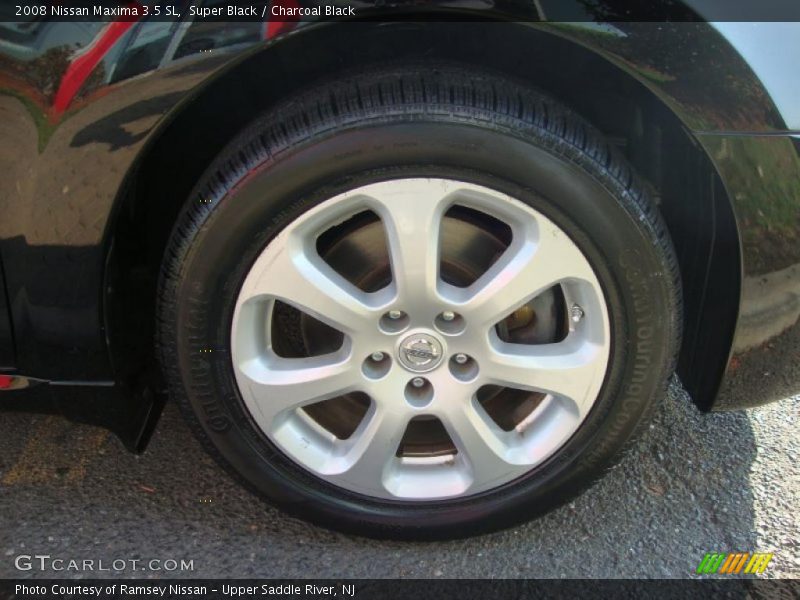 Super Black / Charcoal Black 2008 Nissan Maxima 3.5 SL