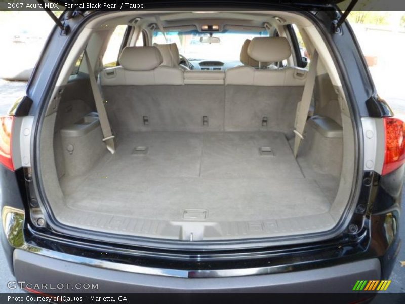 Formal Black Pearl / Taupe 2007 Acura MDX