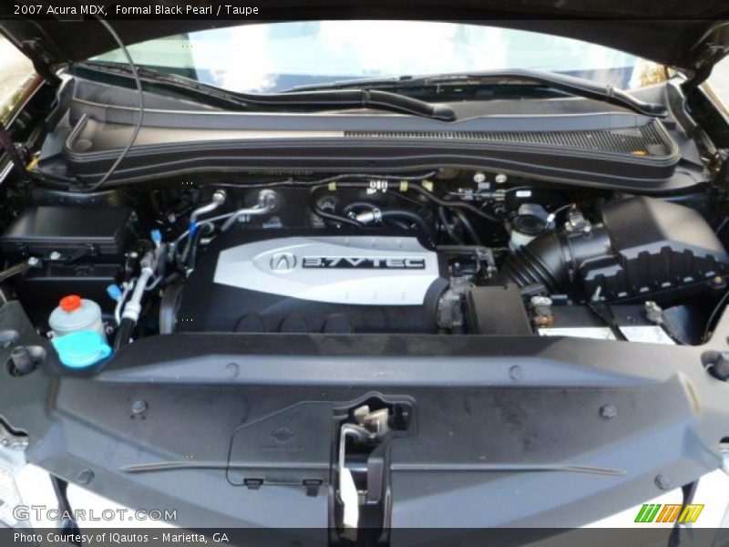 Formal Black Pearl / Taupe 2007 Acura MDX