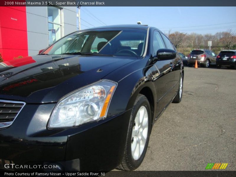 Super Black / Charcoal Black 2008 Nissan Maxima 3.5 SL