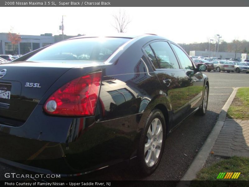 Super Black / Charcoal Black 2008 Nissan Maxima 3.5 SL