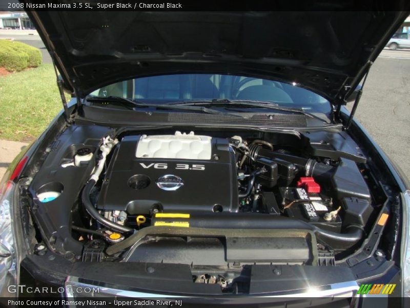 Super Black / Charcoal Black 2008 Nissan Maxima 3.5 SL