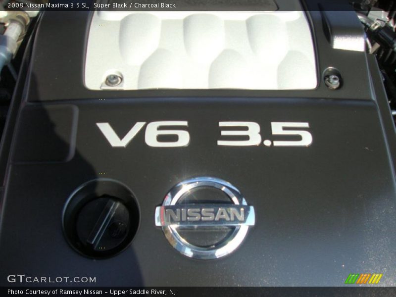Super Black / Charcoal Black 2008 Nissan Maxima 3.5 SL