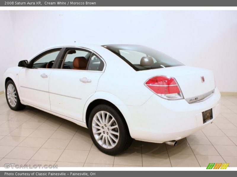 Cream White / Morocco Brown 2008 Saturn Aura XR