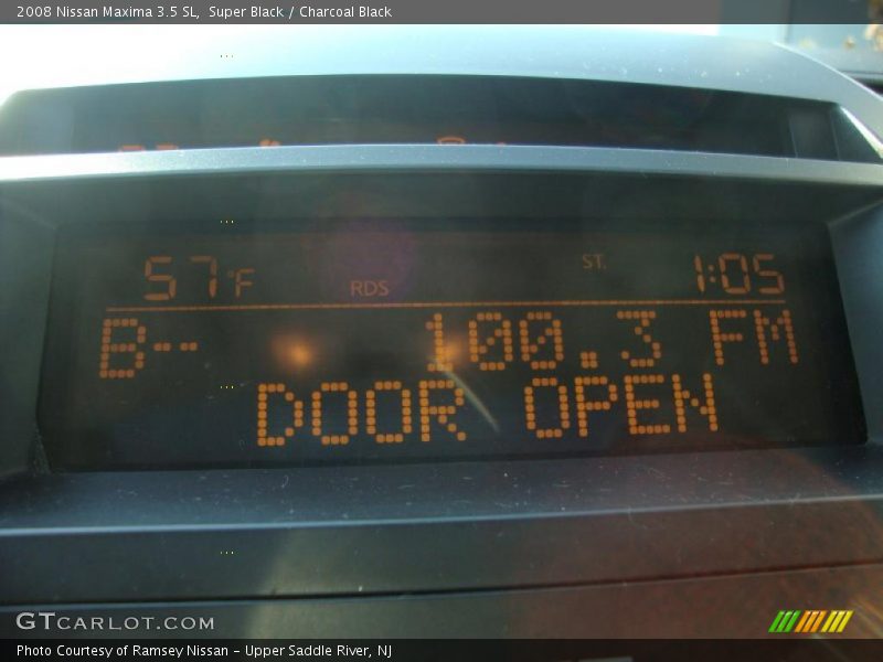 Super Black / Charcoal Black 2008 Nissan Maxima 3.5 SL