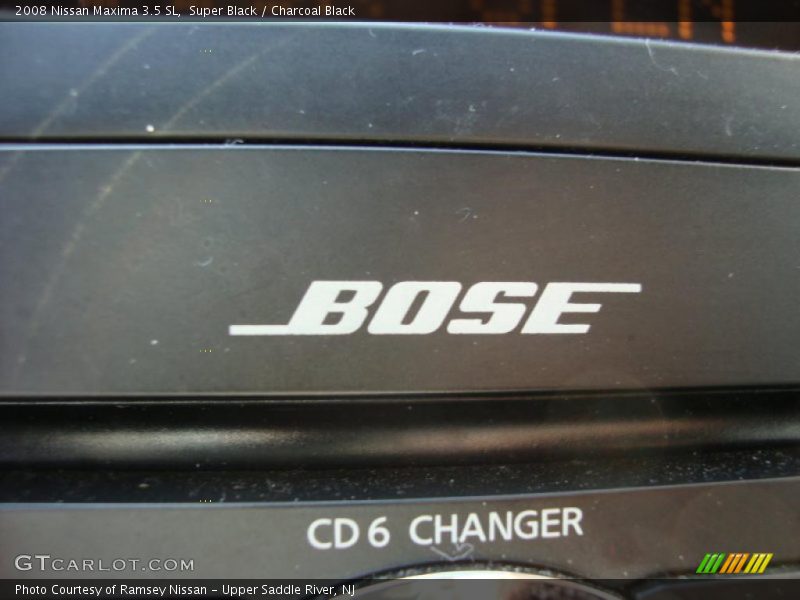 Super Black / Charcoal Black 2008 Nissan Maxima 3.5 SL