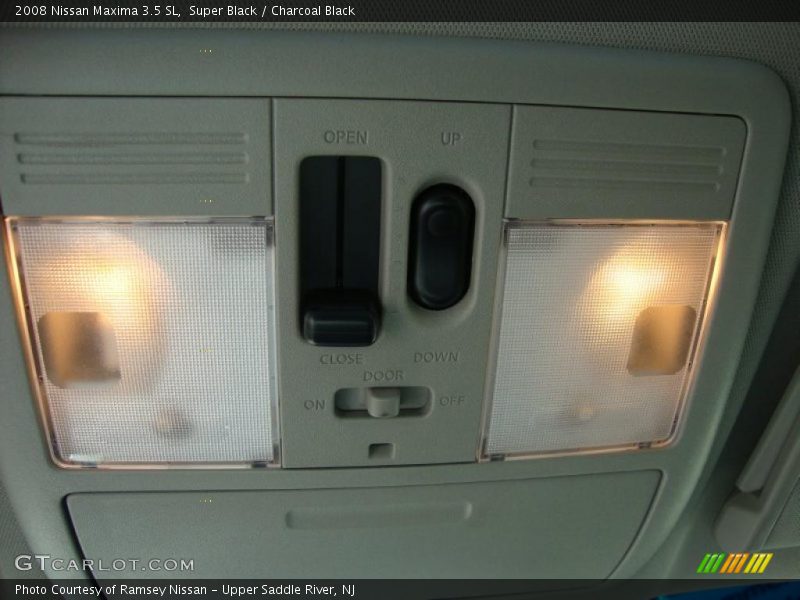 Super Black / Charcoal Black 2008 Nissan Maxima 3.5 SL