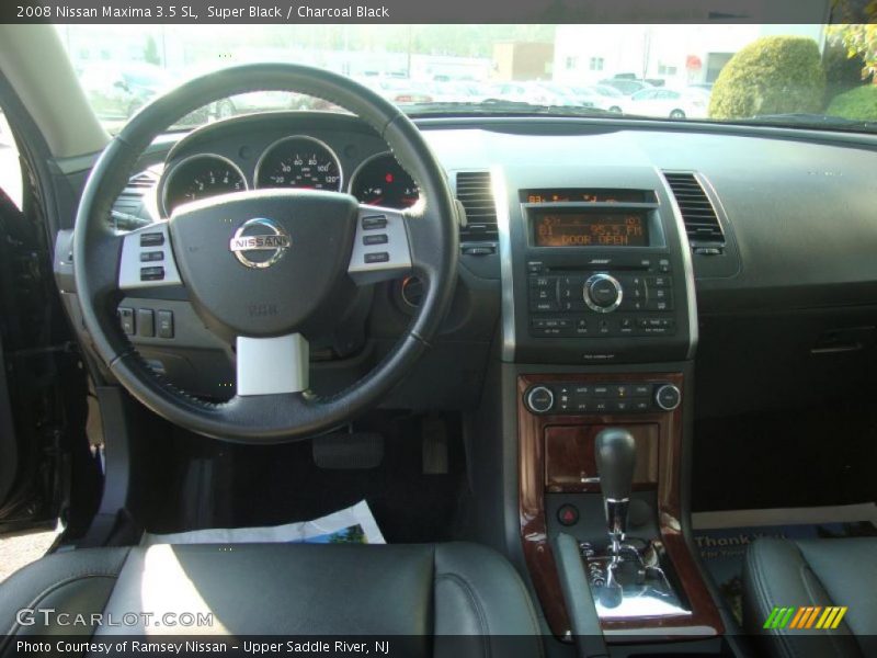 Super Black / Charcoal Black 2008 Nissan Maxima 3.5 SL