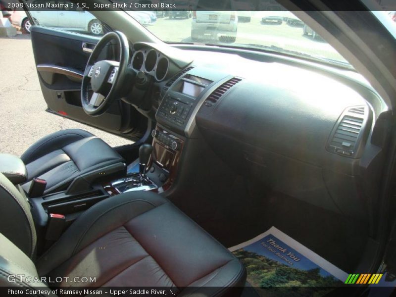 Super Black / Charcoal Black 2008 Nissan Maxima 3.5 SL