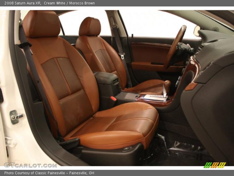 Cream White / Morocco Brown 2008 Saturn Aura XR