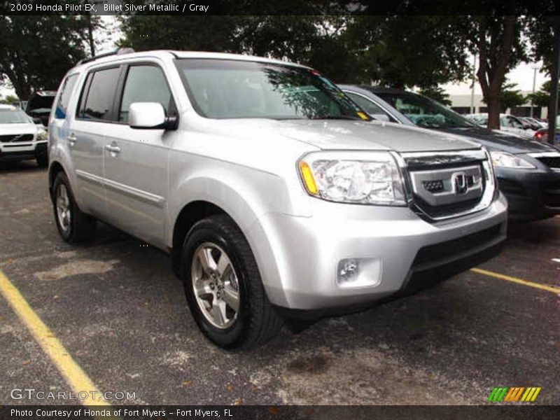 Billet Silver Metallic / Gray 2009 Honda Pilot EX