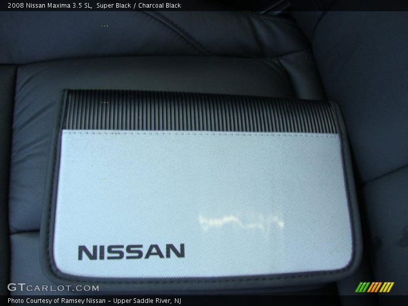 Super Black / Charcoal Black 2008 Nissan Maxima 3.5 SL
