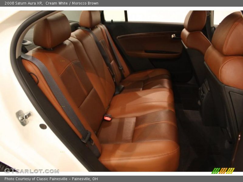 Cream White / Morocco Brown 2008 Saturn Aura XR