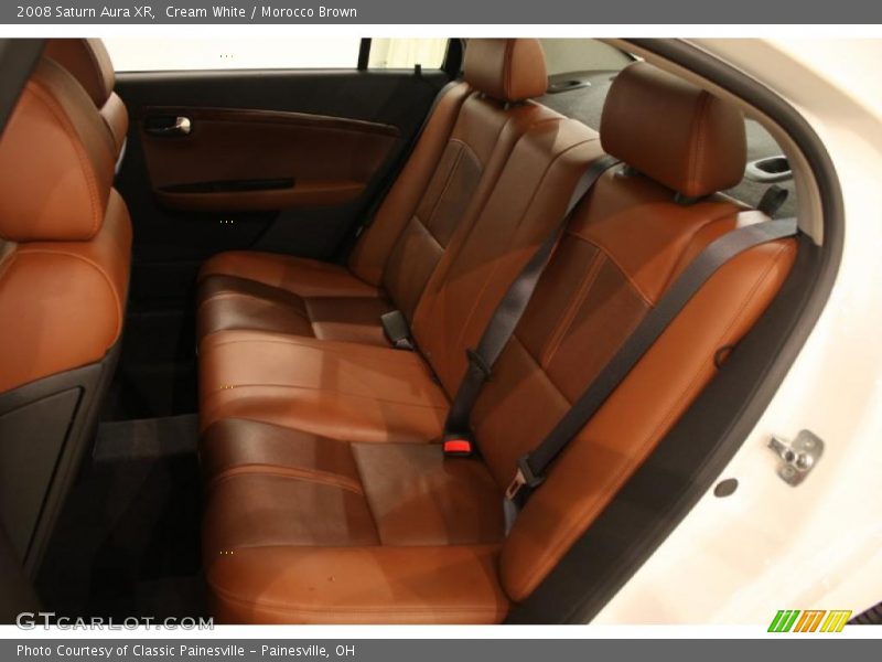 Cream White / Morocco Brown 2008 Saturn Aura XR