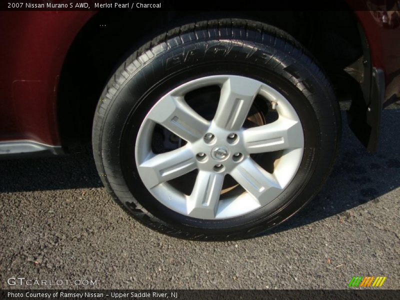 Merlot Pearl / Charcoal 2007 Nissan Murano S AWD