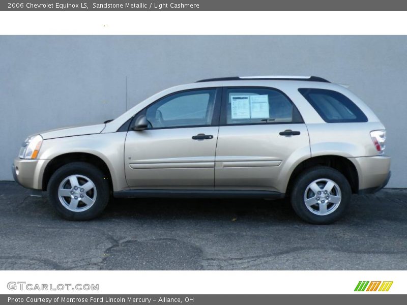 Sandstone Metallic / Light Cashmere 2006 Chevrolet Equinox LS